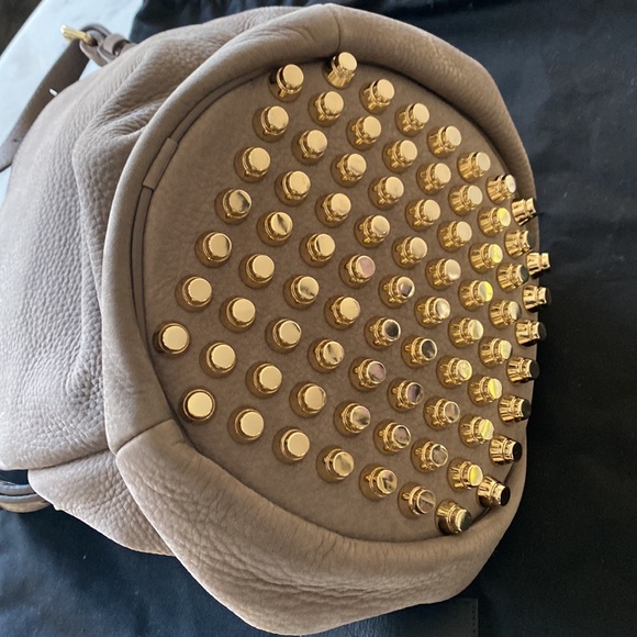 Alexander Wang Grey Suede Diego Bucket Bag - Picture 7 of 13